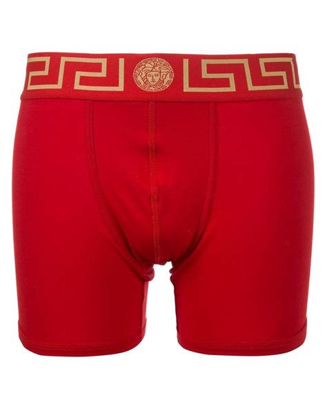 red versace medusa boxers|versace men's boxers.